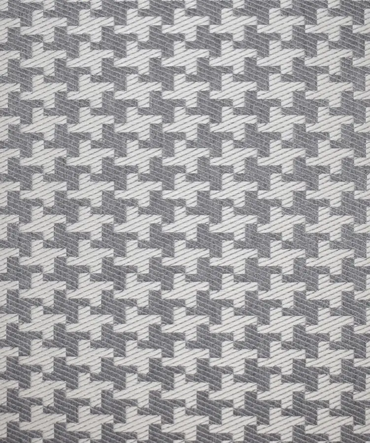 Látka Vispring Houndstooth, farba Steel